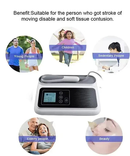 Physiotherapy Therapeutic Ultrasound Device Muscle Pain Relief Ultrasonido Body Massage Health Care Ultrasonic Therapy Machine nkhluka