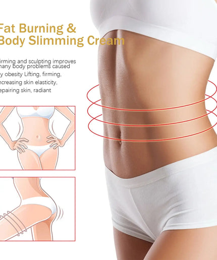 3-Pack Ginger Fat Burning Cream Slimming Fat Burning Kit Body Slimming Massage Full Leg Waist Tightening Skin Fat metabolism Kit nkhluka