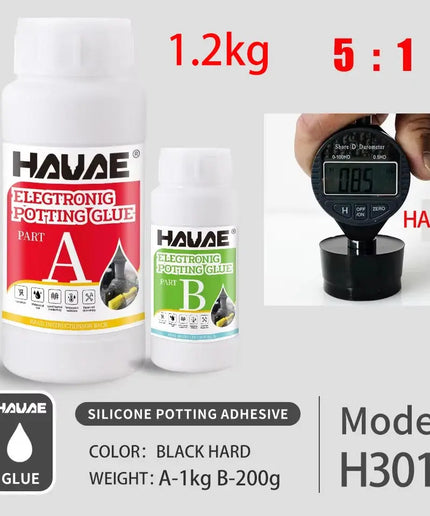1kg Electronic potting glue silicone epoxy AB two component thermal conductivity flame retardant insulation Silicone resin epoxy nkhluka