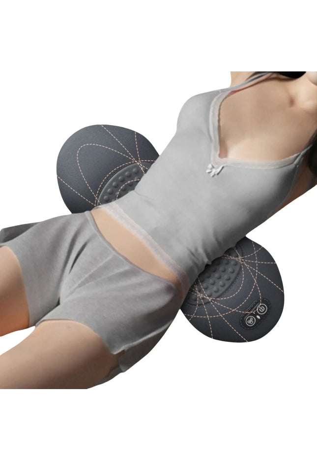 3 in 1 Electric Lumbar Support Pillow Adjustable Height Back Massager Waist Pillow with Heat Memory Foam Back Pillow nkhluka