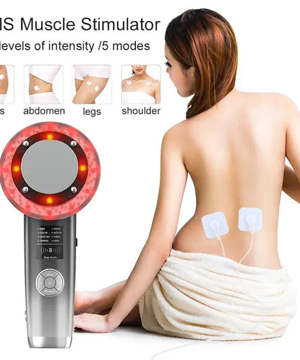 8 IN 1 EMS Body Slimming Massager Anti Cellulite Ultrasonic Cavitation Weight Loss Machine Fat Burner Electric Infrared Slimming nkhluka