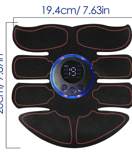 8 Modes EMS Wireless Muscle Stimulator Fitness Trainer ABS 2026 Electric Weight Loss Body Slimming Massageador USB Charging nkhluka