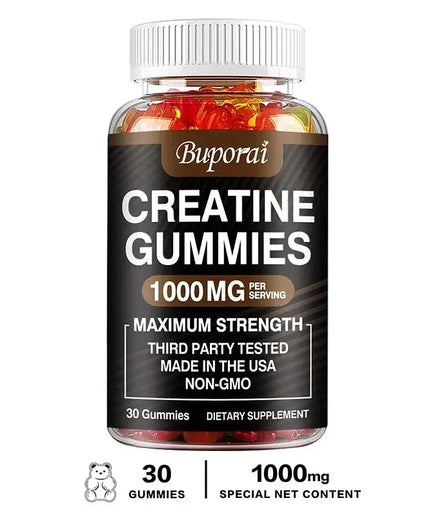 Creatine Monohydrate Gummies - Boost Energy, Build Muscle Mass, and Improve Athletic Performance nkhluka