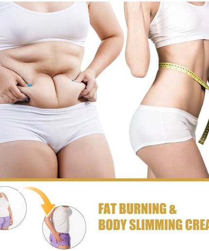 3-Pack Ginger Fat Burning Cream Slimming Fat Burning Kit Body Slimming Massage Full Leg Waist Tightening Skin Fat metabolism Kit nkhluka