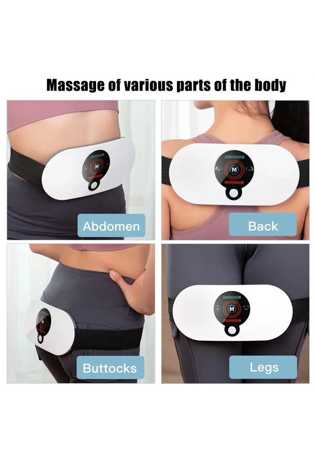 EMS Abdominal Slim Massager Electric Waist Trainer Fat Cellulite Burner Belt Vibration Muscle Massage Slimming Pulse Weight Loss nkhluka