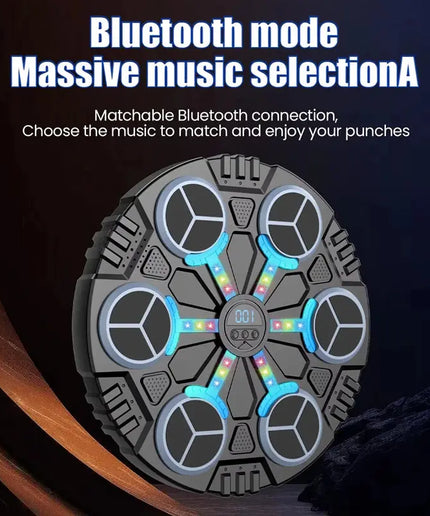 Smart Bluetooth Connection Music Boxing Machine Noise Reduction Wall Mounted Boxing Electronic Target 3 Speed Adjustment nkhluka