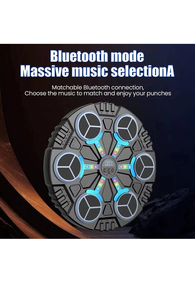 Smart Bluetooth Connection Music Boxing Machine Noise Reduction Wall Mounted Boxing Electronic Target 3 Speed Adjustment nkhluka