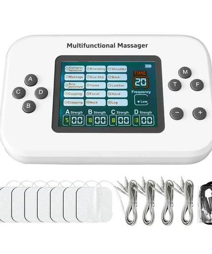 New Upgrade Physiotherapy Electrode Stimulation Shock 15 Modes 4 Outputs Professional Pulse Massager EMS Tens Electrostimulator nkhluka