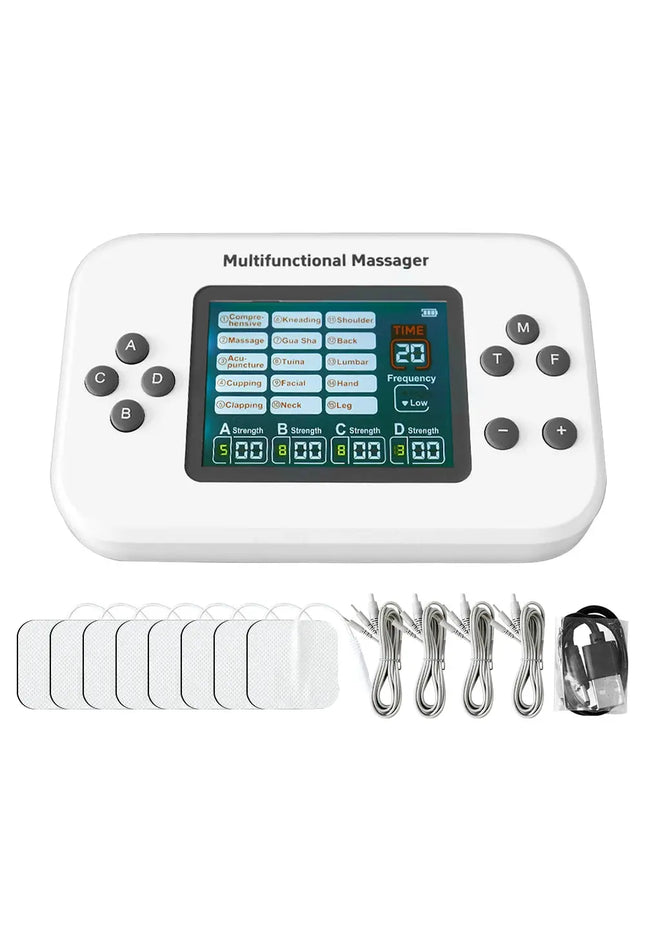 New Upgrade Physiotherapy Electrode Stimulation Shock 15 Modes 4 Outputs Professional Pulse Massager EMS Tens Electrostimulator nkhluka