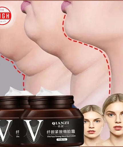 V Shape Slimming Cream Firming Face-lift Remove Masseter Muscle Double Chin Tighten Mandibular Fat Burning Cream Fade Neck Lines nkhluka