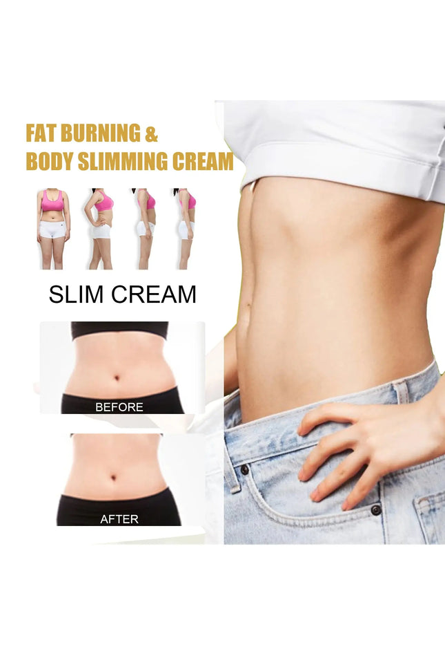 3-Pack Ginger Fat Burning Cream Slimming Fat Burning Kit Body Slimming Massage Full Leg Waist Tightening Skin Fat metabolism Kit nkhluka