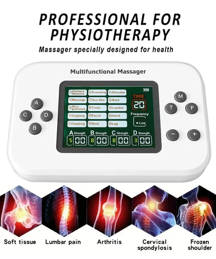 New Upgrade Physiotherapy Electrode Stimulation Shock 15 Modes 4 Outputs Professional Pulse Massager EMS Tens Electrostimulator nkhluka