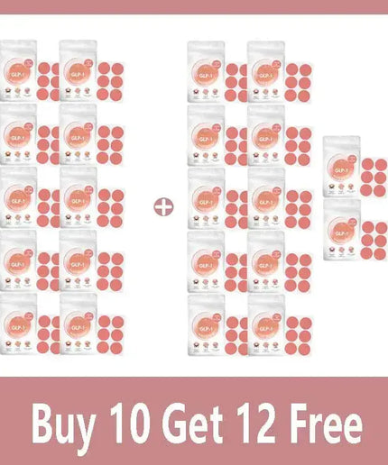 GLP - 1 Body Patch, 30 Patches for Appetite Control & Metabolism Support, Plant - based Formula nkhluka