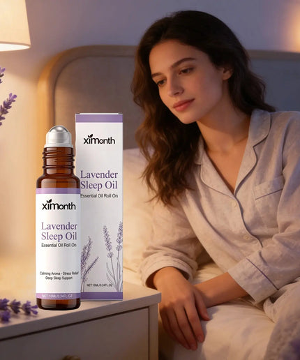 Lavender Sleep Essential Oil Insomnia Treatment Relieve Fatigue Stress nkhluka