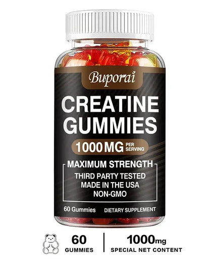 Creatine Monohydrate Gummies - Boost Energy, Build Muscle Mass, and Improve Athletic Performance nkhluka
