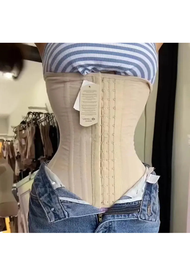 Long Torso Corset Waist Trainer Latex Body Shapewear Women Tummy Shaper Belly Sheath Sllimming Belt Modeling Strap Weight Loss nkhluka