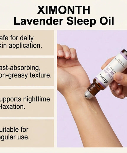 Lavender Sleep Essential Oil Insomnia Treatment Relieve Fatigue Stress nkhluka