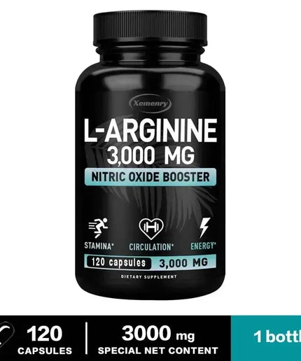 L-Arginine Supplement Boost Endurance -Increase for Energy, Strength,Vascular and Endurance Support During Exercise | Muscle Mas nkhluka