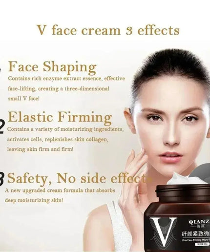 V Shape Slimming Cream Firming Face-lift Remove Masseter Muscle Double Chin Tighten Mandibular Fat Burning Cream Fade Neck Lines nkhluka