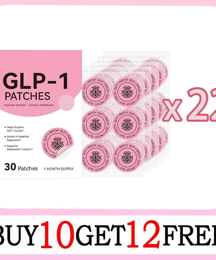 GLP-1 BODY PATCHES Original 30 pcs | Made from pure plants for appetite control | metabolism support | maintain energy nkhluka