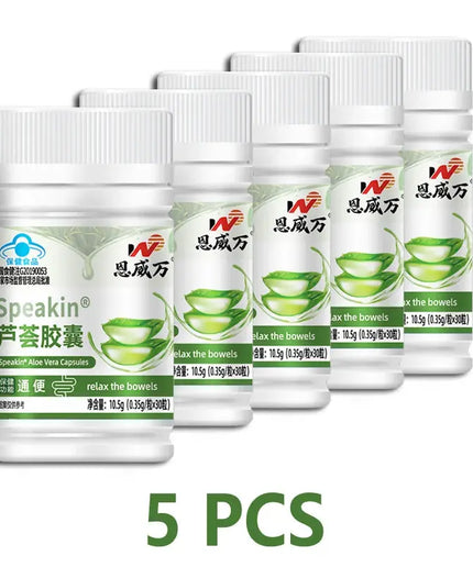 Aloe Vera extract Supplement Fat Burning Digestion Health Support Regulating Blood Sugar beauty Adjust body weight Capsule nkhluka