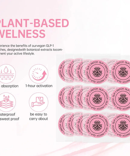 GLP-1 BODY PATCHES Original 30 pcs | Made from pure plants for appetite control | metabolism support | maintain energy nkhluka