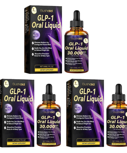 30ml GLP-1 Oral Liquid GLP 1 Peptide Complex Serum Weight Loss Supplements Natural Advanced Body Care Liquids Drops For Women nkhluka