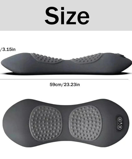 Wasai 3 in 1 Lumbar Support Pillow with Adjustable Height Back Massager with Heat Back Support Pillow for Lower Back Massager nkhluka