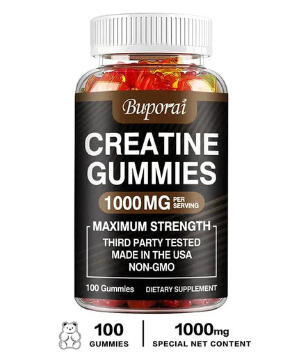 Creatine Monohydrate Gummies - Boost Energy, Build Muscle Mass, and Improve Athletic Performance nkhluka