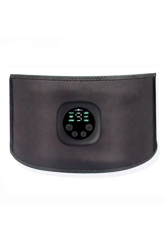 Smart pulse EMS abs belt, abdominal muscle patch, weight loss massage fitness device, black technology fat burning machine nkhluka