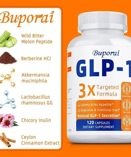 GLP-1 Supplement - Promote Metabolism, Enhance Intestinal Health, Control Appetite, Improve Immune Function, Anti-oxidationSuppl nkhluka
