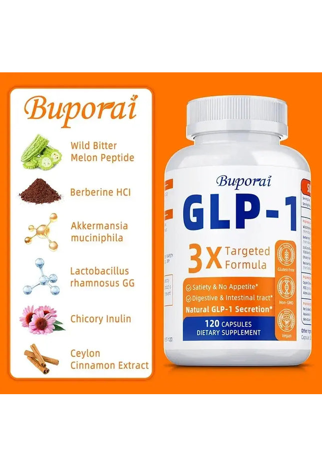 GLP-1 Supplement - Promote Metabolism, Enhance Intestinal Health, Control Appetite, Improve Immune Function, Anti-oxidationSuppl nkhluka