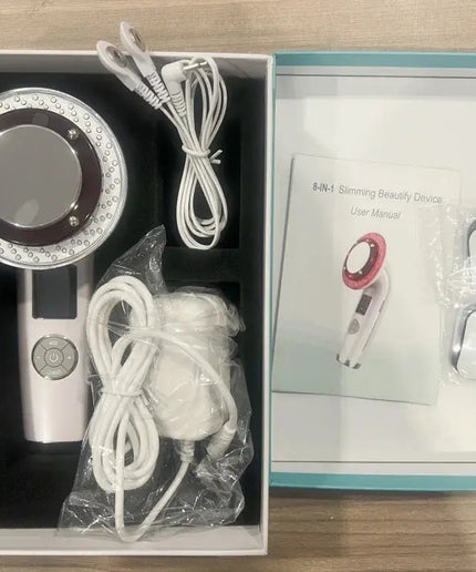 8 IN 1 EMS Body Slimming Massager Anti Cellulite Ultrasonic Cavitation Weight Loss Machine Fat Burner Electric Infrared Slimming nkhluka