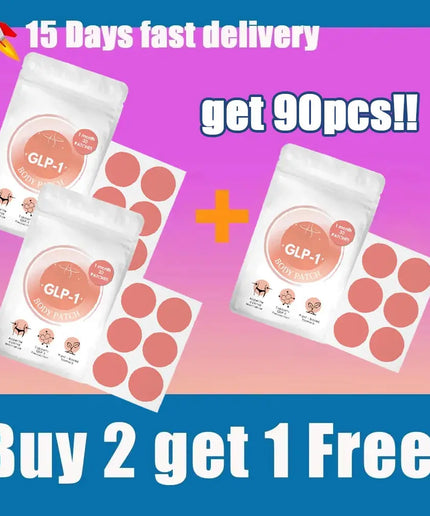 GLP - 1 Body Patch, 30 Patches for Appetite Control & Metabolism Support, Plant - based Formula nkhluka