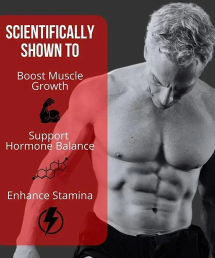 Muscle Supplement - Muscle Mass Increase, Anabolic Activity Support,Muscle Development,Increased Strength - 120 Capsules nkhluka