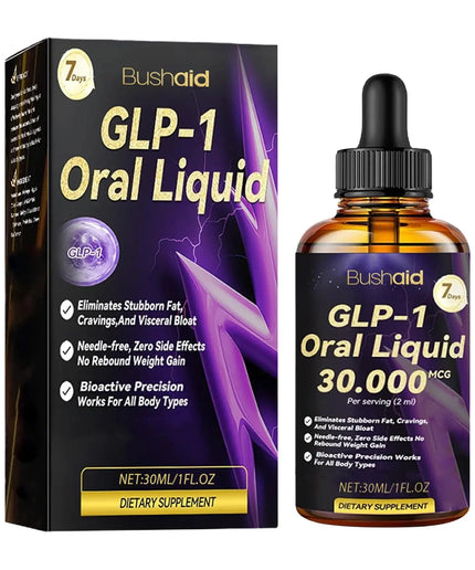 30ml GLP-1 Oral Liquid GLP 1 Peptide Complex Serum Weight Loss Supplements Natural Advanced Body Care Liquids Drops For Women nkhluka