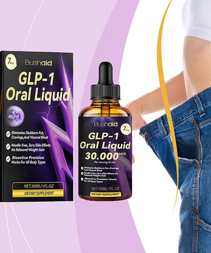 30ml GLP-1 Oral Liquid GLP 1 Peptide Complex Serum Weight Loss Supplements Natural Advanced Body Care Liquids Drops For Women nkhluka
