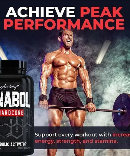 Anabol Hardcore Supplement - Repair Muscle, Muscle Growth, Energy Support, Metabolism, Improved Endurance, Improves Performance nkhluka