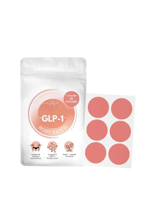 GLP - 1 Body Patch, 30 Patches for Appetite Control & Metabolism Support, Plant - based Formula nkhluka