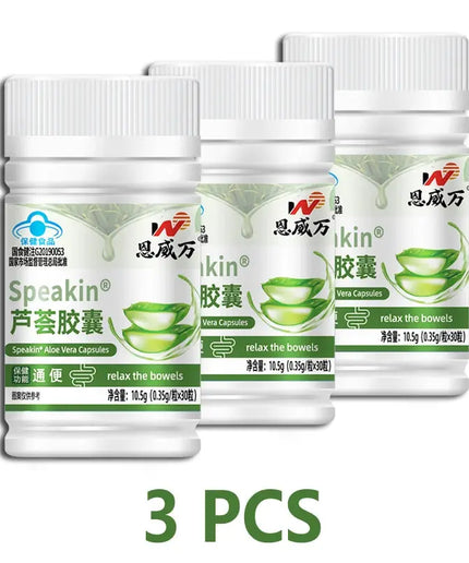 Aloe Vera extract Supplement Fat Burning Digestion Health Support Regulating Blood Sugar beauty Adjust body weight Capsule nkhluka