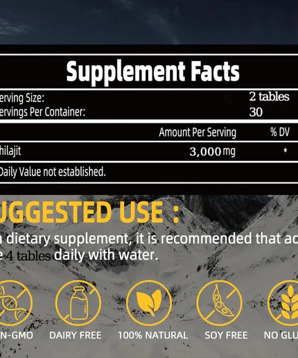 Shilajit Ashwagandha Black Maca Fast Shipping Ginseng Organic Epimedium for Men Capsule for Health and Well-Being nkhluka