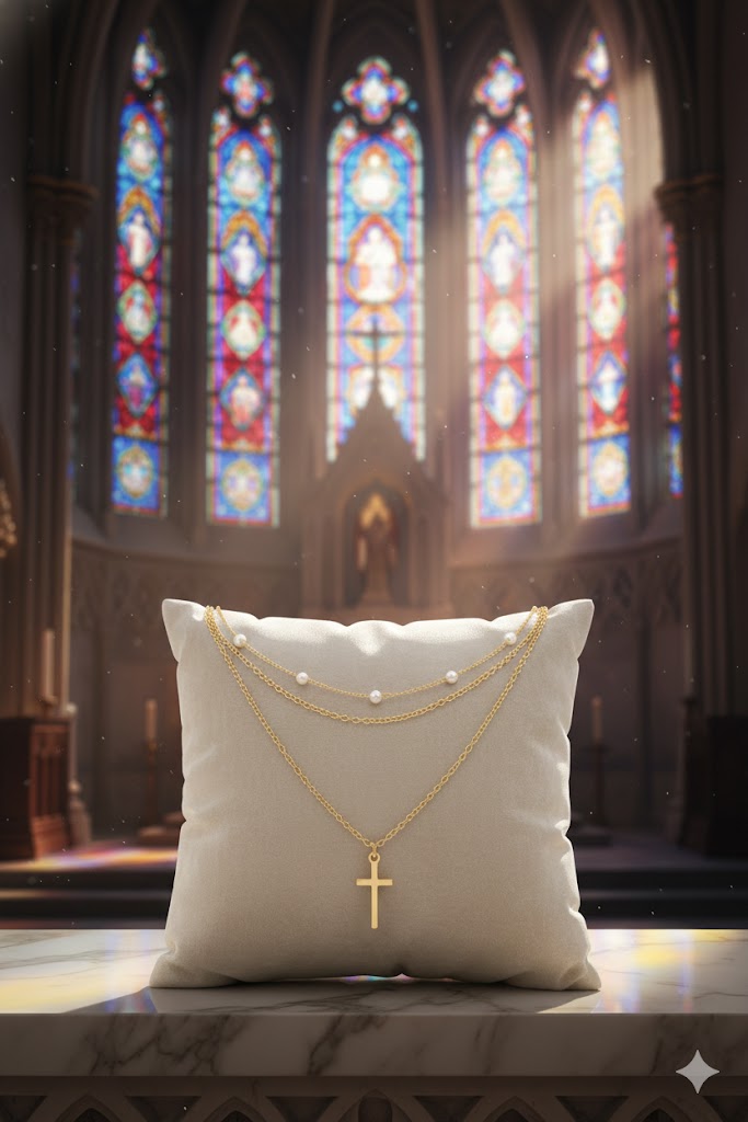 Cross Zircon Necklace Internet Influencer Accessories